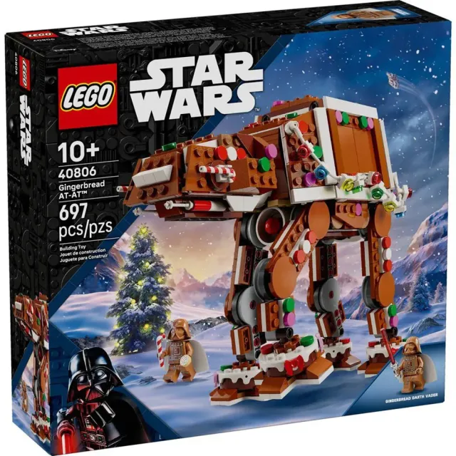 【LEGO 樂高】40806 薑餅 AT-AT™ 步行機 Gingerbread AT-AT™ Walke 節慶 積木 玩具