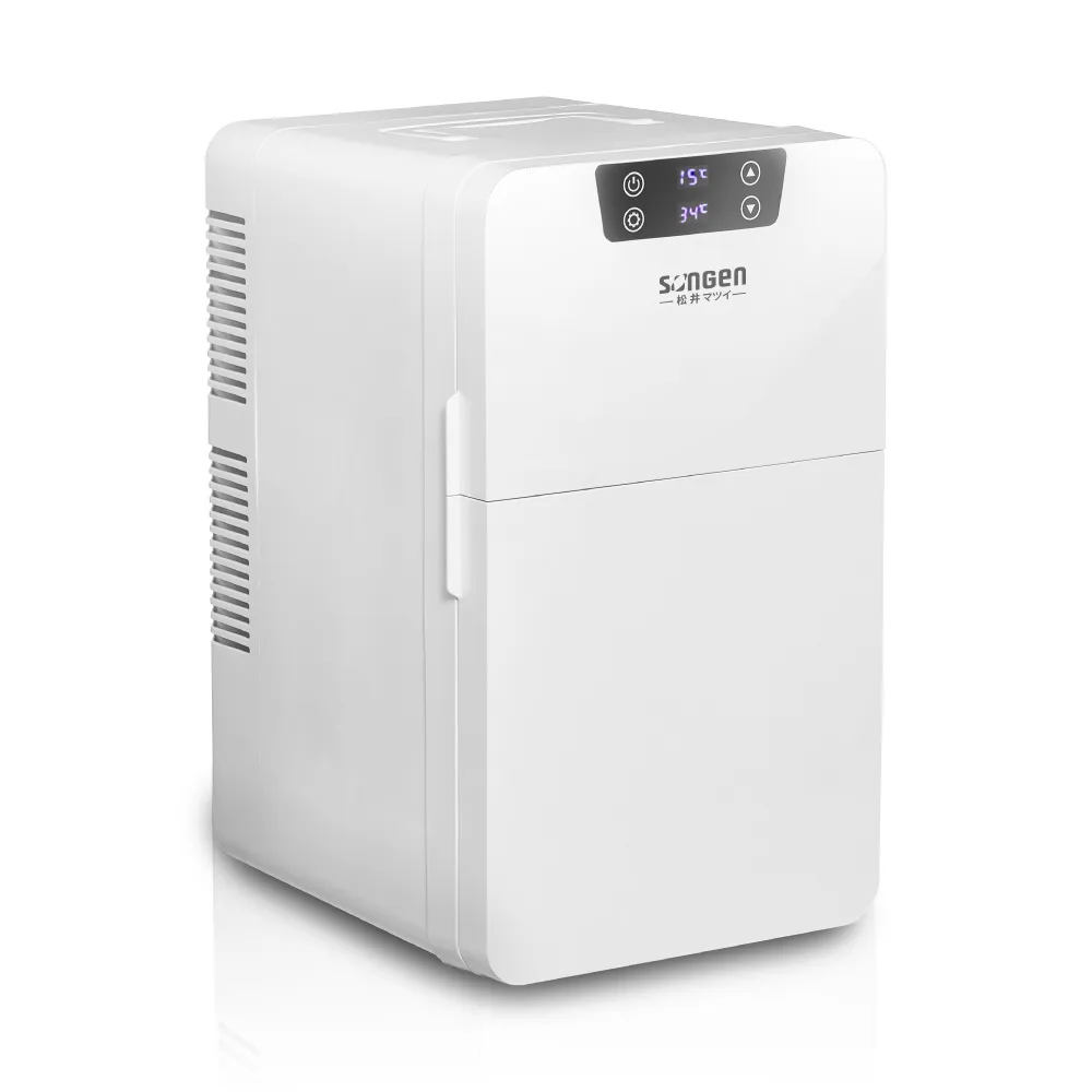 【SONGEN 松井】18L 冷暖兩用變頻右開雙門數控電子冰箱/冷藏箱/保溫箱/小冰箱(CLT-18LE-W白色)