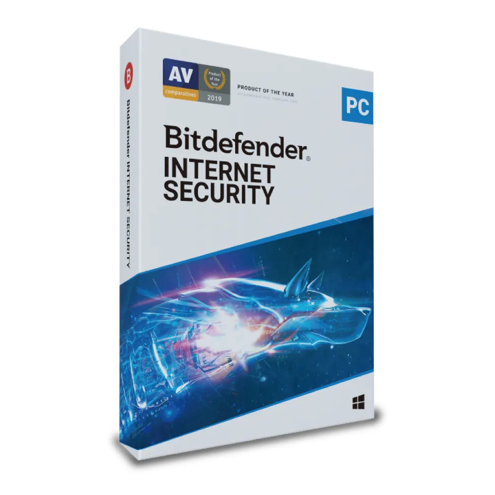 【Bitdefender】10台18個月Internet Security 網路安全(PC Windows多台數防毒專用) 卡片版