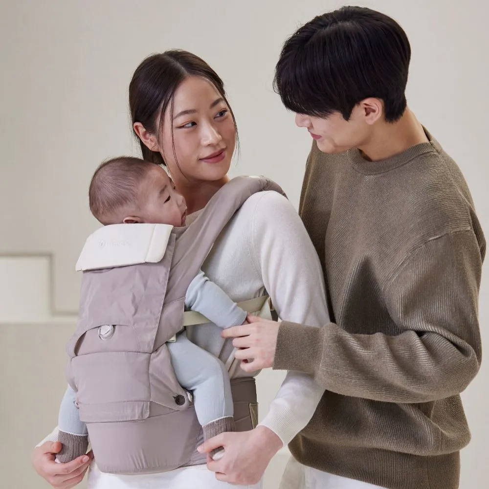 【hugpapa】DIAL-FIT PRO  韓國嬰兒透氣減壓背帶 新生兒腰凳背巾/揹巾(運動旋鈕調整鬆緊)