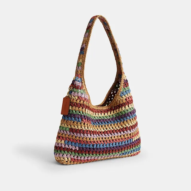 【COACH】蔻馳官方直營 BROOKLYN 28 單肩包 肩背包-混合色(CDZ39)