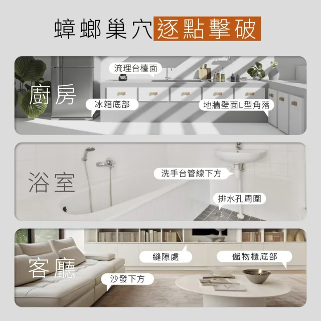 【福來朗】防蟑防蟻雙效組 (TIMBER居家防蟲精華液*1+小蟑螂凝膠*1)