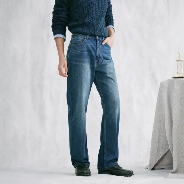 【LEVIS】565™ 中腰寬鬆直筒牛仔褲 男生牛仔褲 熱賣單品 A7221-0130