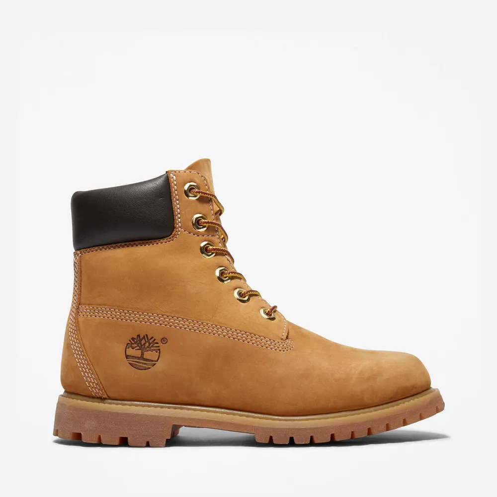 【Timberland】女款小麥色Timberland☆ Premium經典防水6吋黃靴(10361713)