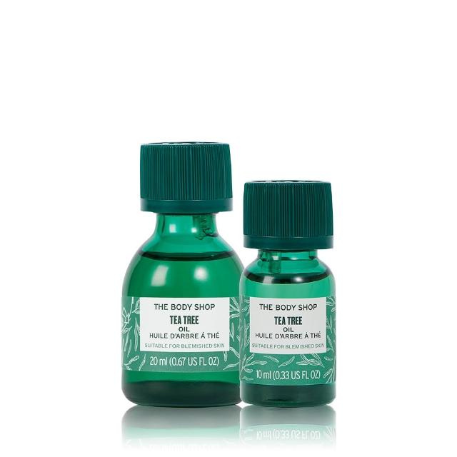 【THE BODY SHOP 美體小舖】天然茶樹淨膚精油組(20ML+10ML)