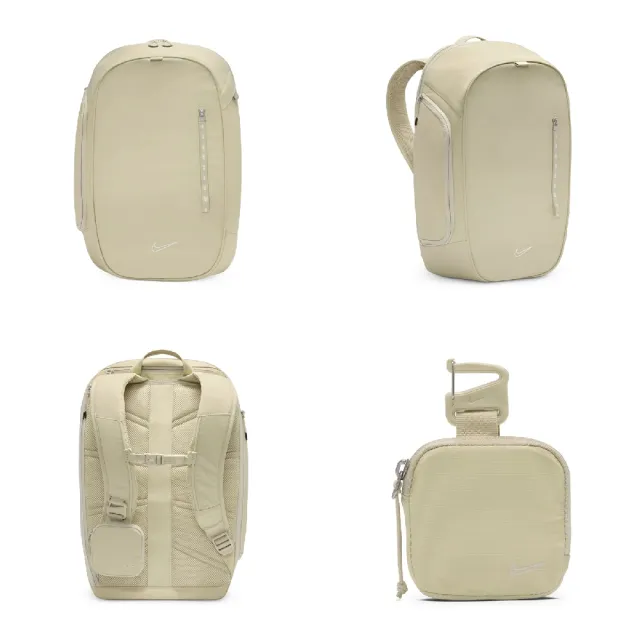 【NIKE 耐吉】後背包 Sportswear Commute 15吋筆電包 卡其 書包 FZ6128-253