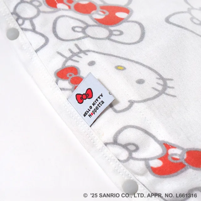 【Hoppetta】期間限定紀念款 HELLO KITTY 竹纖維防踢背心 幼童(2-7歲 涼感透氣舒適親膚性佳)