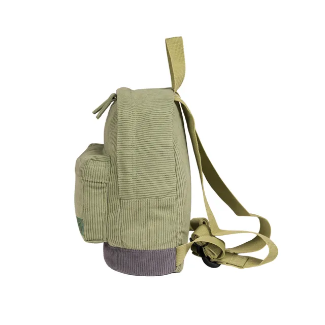 【OUTDOOR】雙11 慢活宣言燈心絨迷你小背包-綠色 OD263125GR