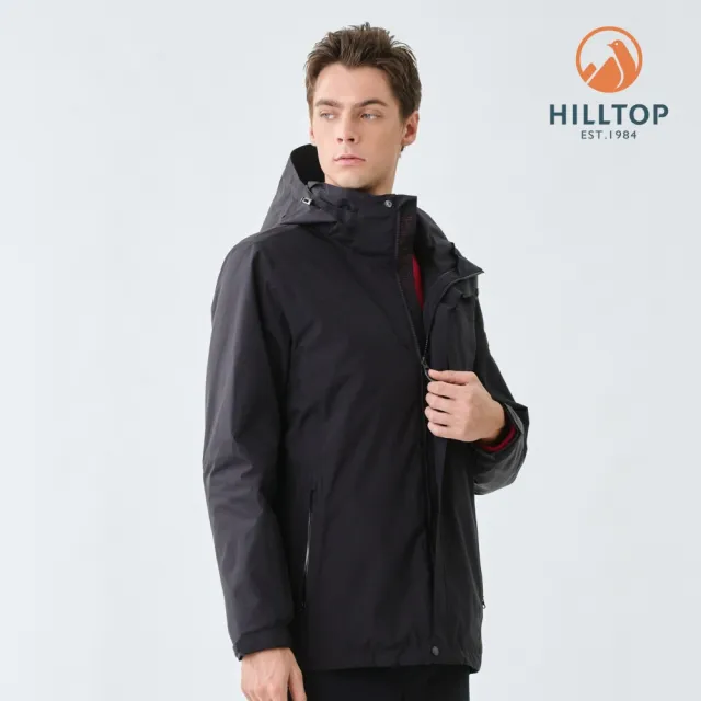 【Hilltop 山頂鳥】獨家特談-GORE-TEX 2L單件式防水防風透氣短大衣外套(男女多款任選/施華洛世奇/水鑽)