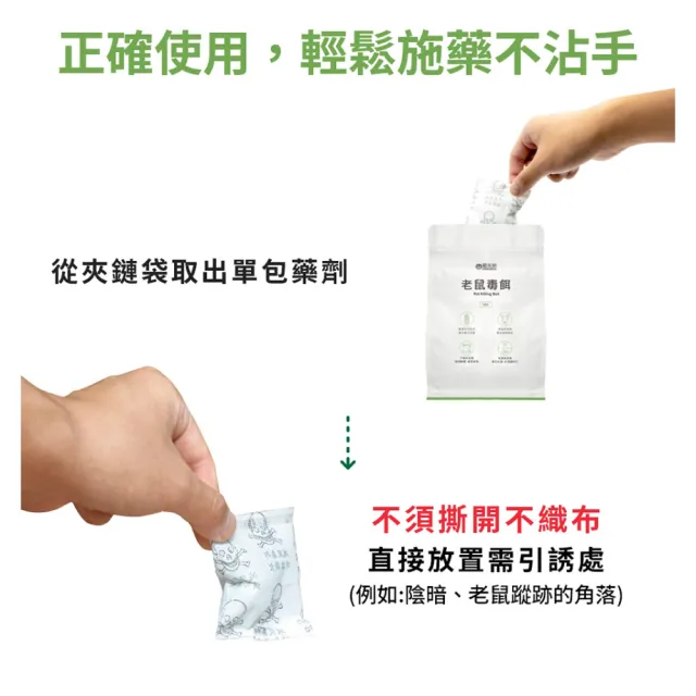 【福來朗】老鼠毒餌 10g x10 入｜老鼠藥｜殺鼠｜滅鼠｜防鼠｜老鼠誘餌｜鼠害防治