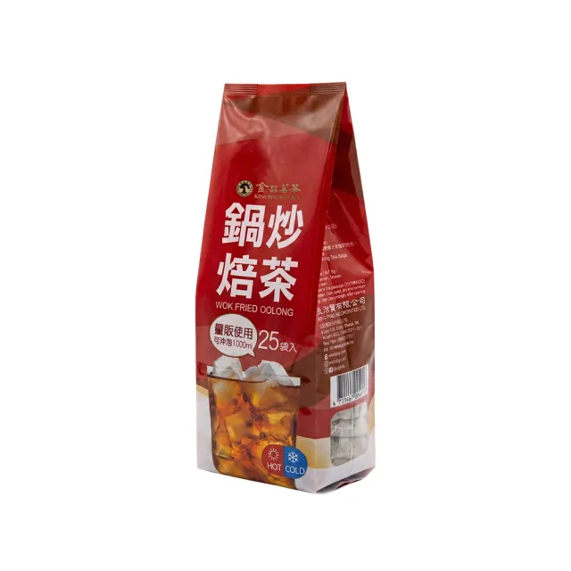 【金品茗茶】1L壺泡專用系列 x4袋組 口味任選(熟成菁茶8gx25入/鍋炒焙茶7.5gx25入)