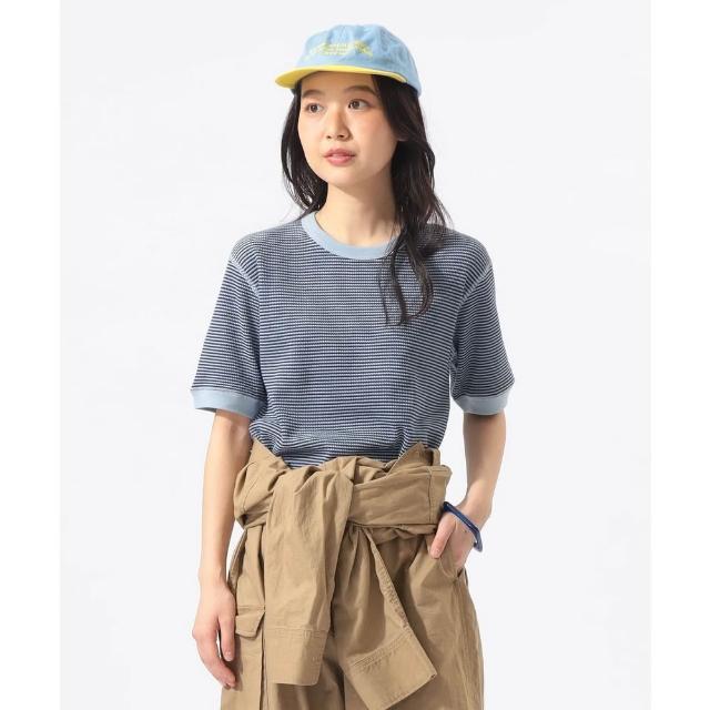 【BEAMS】官方旗艦館 Healthknit × BEAMS BOY / 女裝 華夫格 條紋 T恤