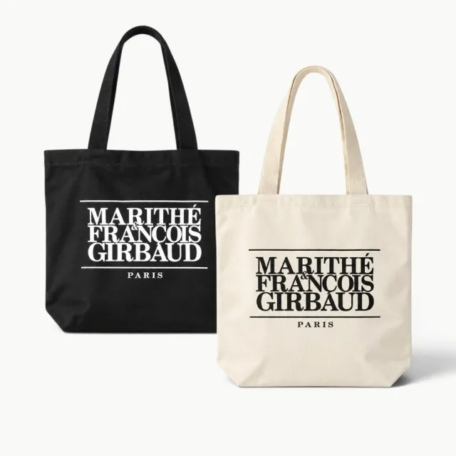 【MARITHE FRANCOIS GIRBAUD】雙11 經典LOGO帆布托特包(多色任選)