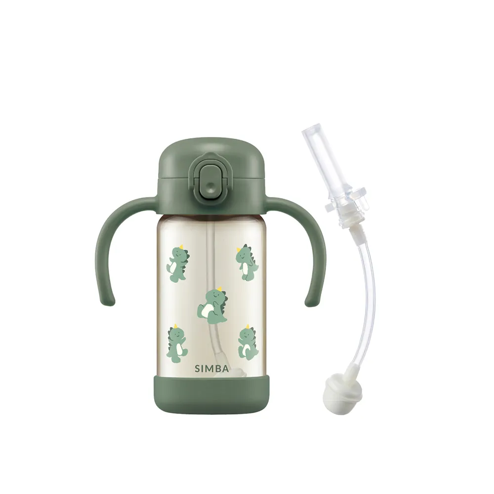 【Simba 小獅王辛巴官方直營】鉑金PPSU兒童水杯入門組300ml(兒童水杯/幼兒園水杯/學習水杯/吸管水杯)