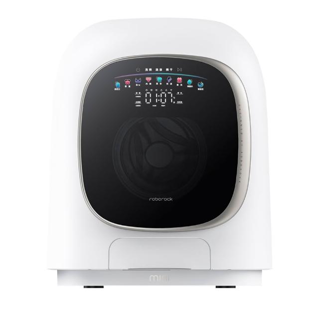 【Roborock 石頭科技】含安裝 柔衣公主M1 Pure 1KG AI洗脫烘滾筒洗衣機(特漬洗/母嬰認證/UVC殺菌)