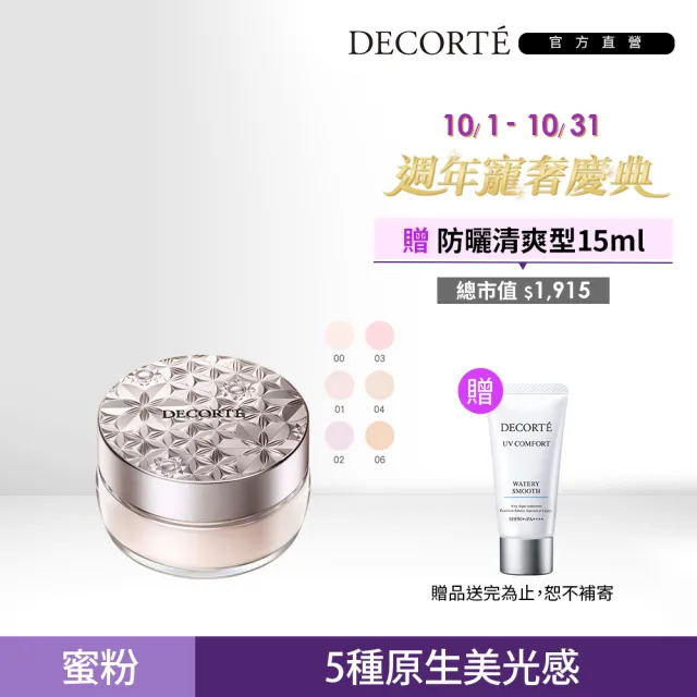 【COSME DECORTE 黛珂】絲柔調光蜜粉20g(6色可選)