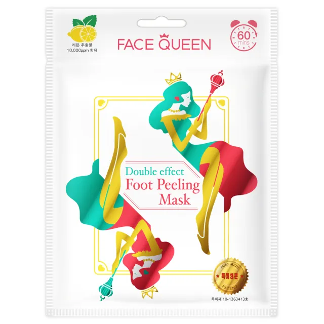 【FaceQueen】神奇去角質雙效煥膚足膜1入