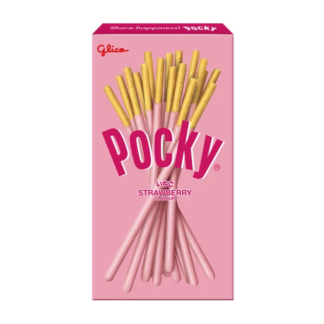 【Glico 格力高】官方直營 Pocky百奇 巧克力棒X20盒入(巧克力/草莓/抹茶/牛奶餅乾)