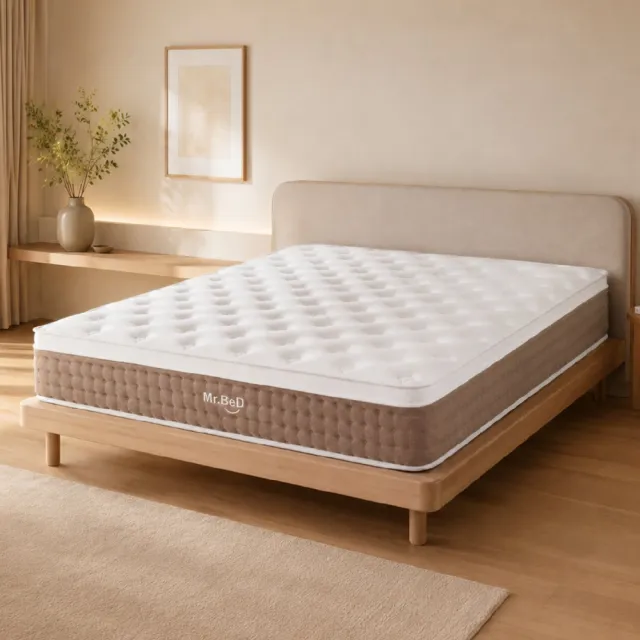 【Mr.BeD】衡好 雙人加大 5cm加厚天然乳膠獨立筒床墊 6尺x6.2尺x30cm 倍得先生(嘖嘖破千萬爆款 100天試睡)