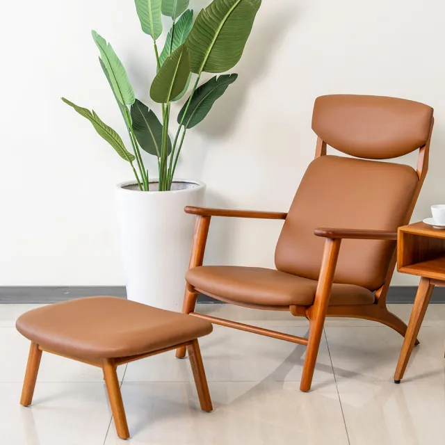 【Mahogany 瑪荷尼家具】全原木桃花心木  科隆躺椅MYR-C  (躺椅) VIETTO(透)咖