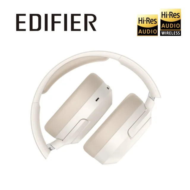 【EDIFIER】W820NB PLUS 無線降噪藍牙耳罩耳機（內建麥克風 AI 通話降噪｜Hi-Res 音質認證｜可折疊設計）