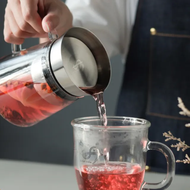 【Driver】甘丹茶壺-500ml(專利設計 茶具 泡茶壺 熱茶壺 沏茶壺 冷泡茶 耐熱玻璃壺)