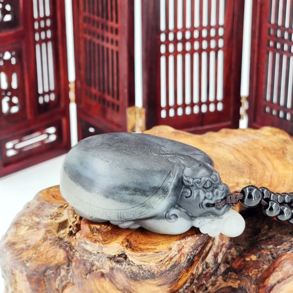 和田玉青花籽料招財龍龜- momo購物網- 好評推薦-2026年10月