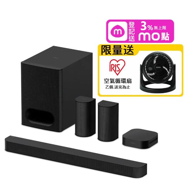 【SONY 索尼】BRAVIA Theatre System 6 多件式環繞 家庭劇院 聲霸 (HT-S60)