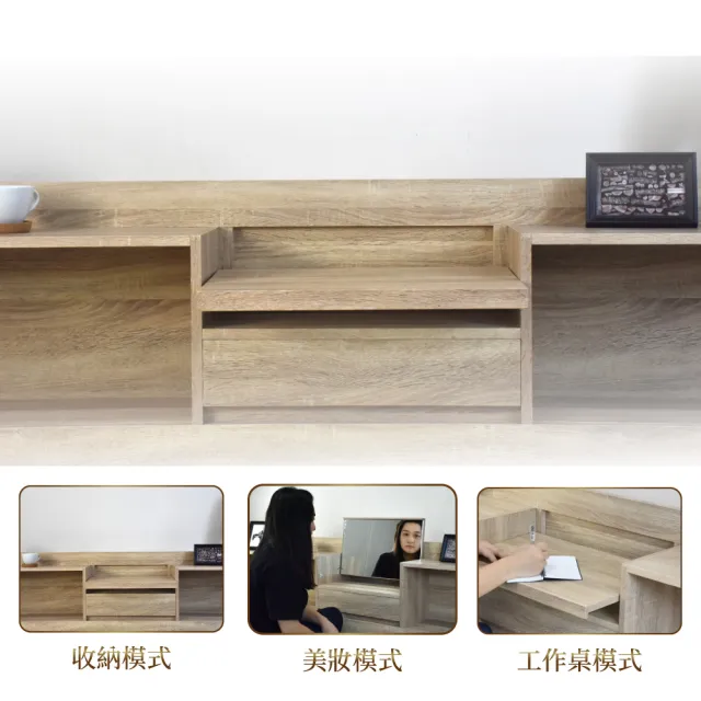 【IHouse】沐森 房間4件組-單大3.5尺(插座床頭+床底+獨立筒床墊+收納床邊櫃)