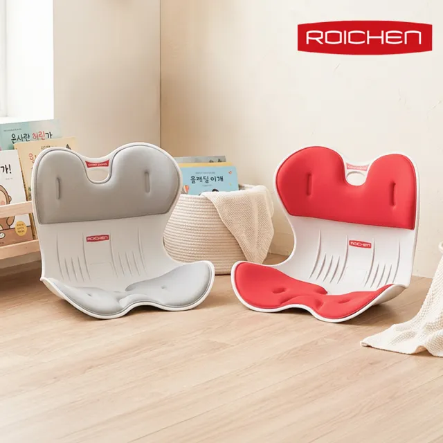 【Roichen】韓國 兒童款減壓舒適正脊坐墊/護脊椅墊1入 (35kg 以下兒童適用 護腰)