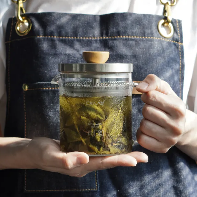 【Driver】冷熱兩用泡茶壺-400ml(茶具 茶器 熱茶壺 沏茶壺 冷水壺 冷泡茶 耐熱玻璃壺)