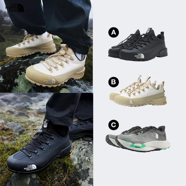 【The North Face】男女款抓地耐磨野跑鞋 (多色可選)