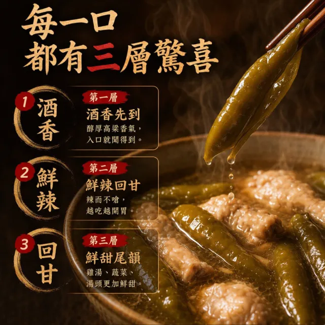 【光隆海洋生技】光隆高粱酒香剝皮辣椒450gx2罐(禮盒組；官方直營)