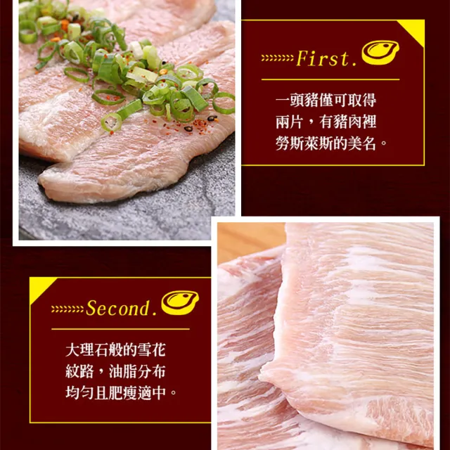 【愛上吃肉】特級霜降松阪豬8包(200g±10%/包 中秋烤肉/燒烤)