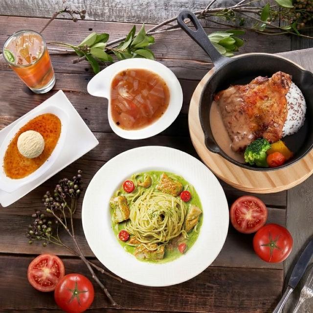 【Movenpick 莫凡彼】雙人平日經典義式套餐(含主餐*2+湯品*2+甜點*2+飲品*2)
