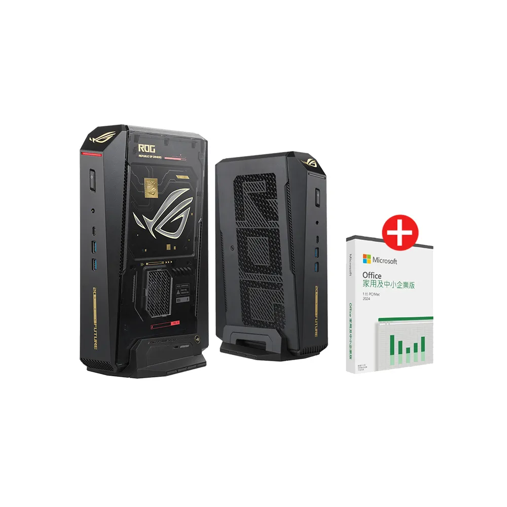 【ASUS 華碩】+Office2024企業版★U9-290HX RTX5090迷你電競電腦(ROG NUC Edition 20周年版/64G/2TB/W11)