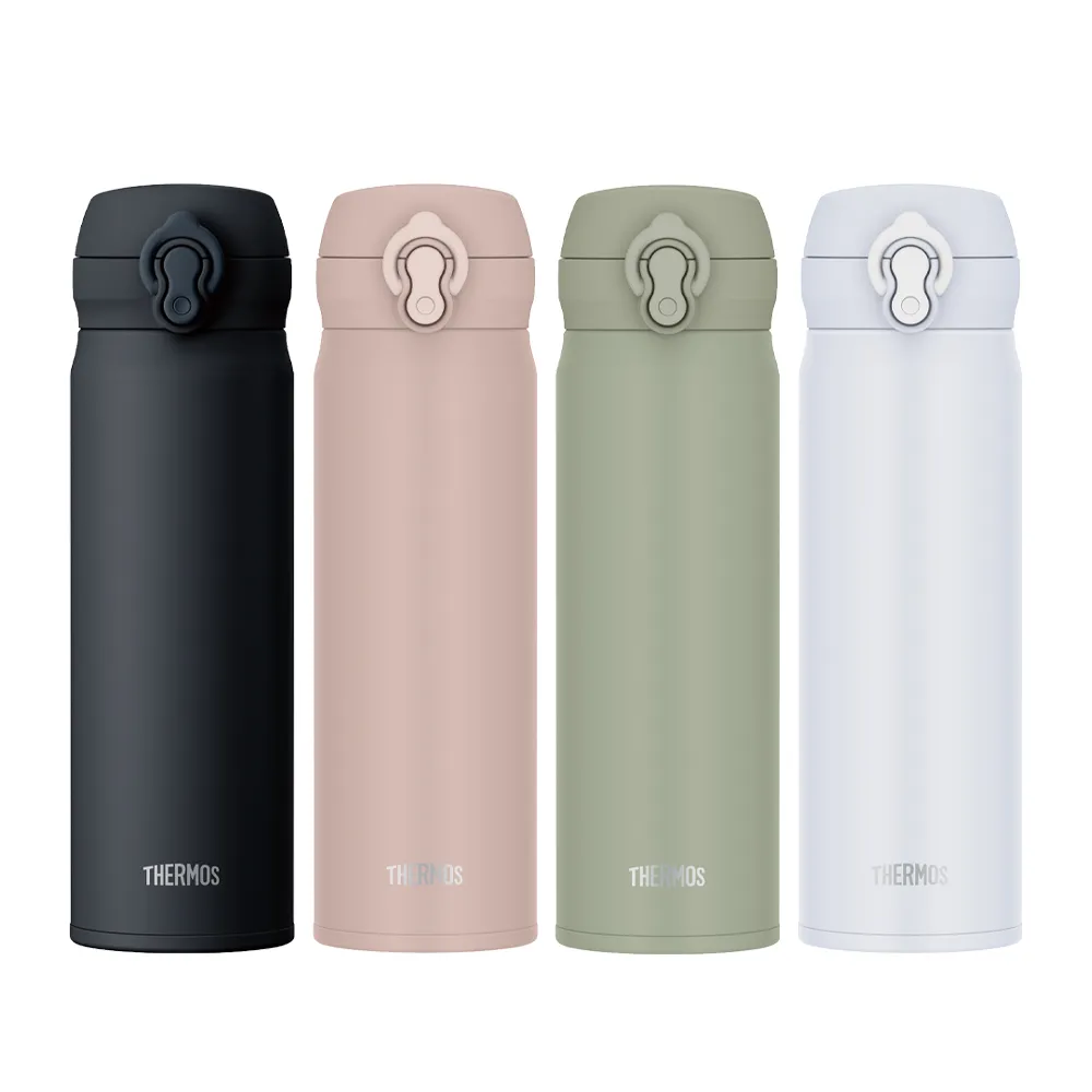 【THERMOS 膳魔師】新飲感不鏽鋼超輕量彈蓋真空保溫瓶500ml(JNL-S500)