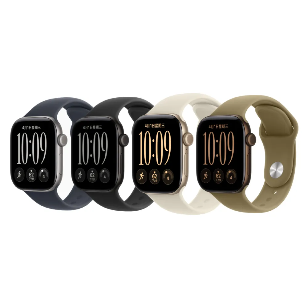 【Apple】Apple Watch Series 12 GPS 46mm (鋁金屬錶殼搭配運動型錶帶)