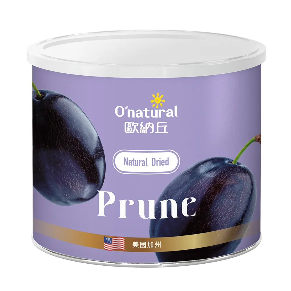 【O’natural 歐納丘】純天然去籽黑棗乾210g/罐 無加糖 無防腐劑