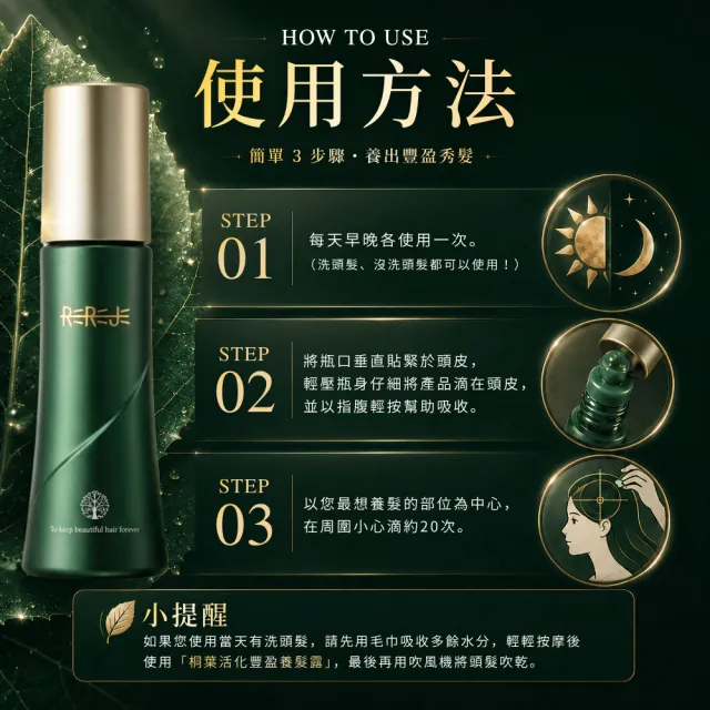 【REREJE 日麗生】RRJ養髮液75mlx3入組(醫學大聯盟&小姐不熙娣★頭皮水/頭皮護理/頭皮精華/頭皮噴霧)