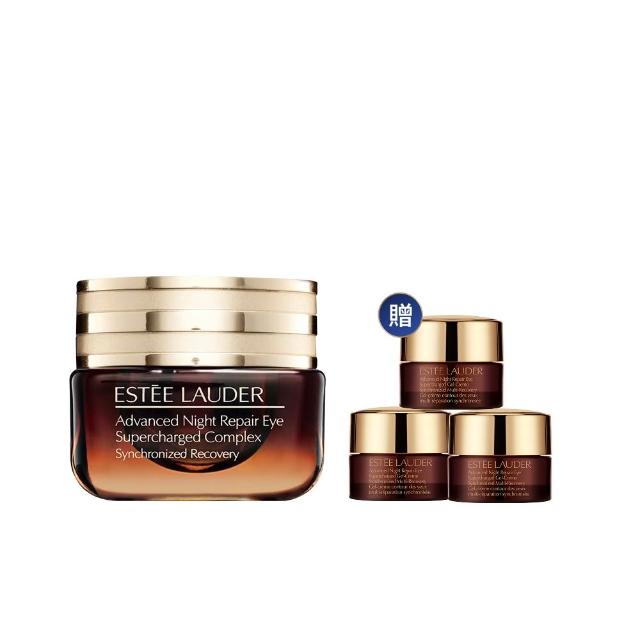 【Estee Lauder 雅詩蘭黛】特潤全能修護亮眼霜15ml(全方位擊退黑眼圈細紋/週年慶限定組)