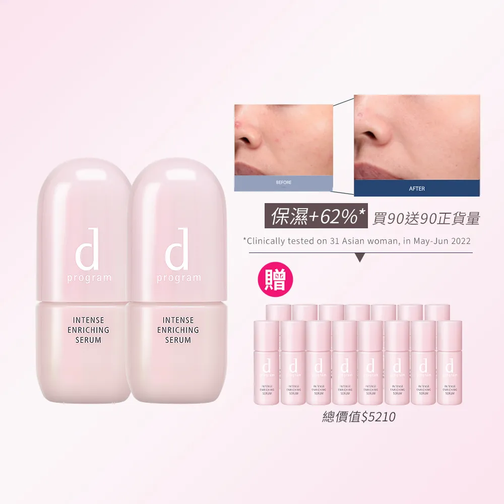 【d program 敏感話題】修護精華雙入超值組(保濕精華45mlx2+保濕精華6mlx15)