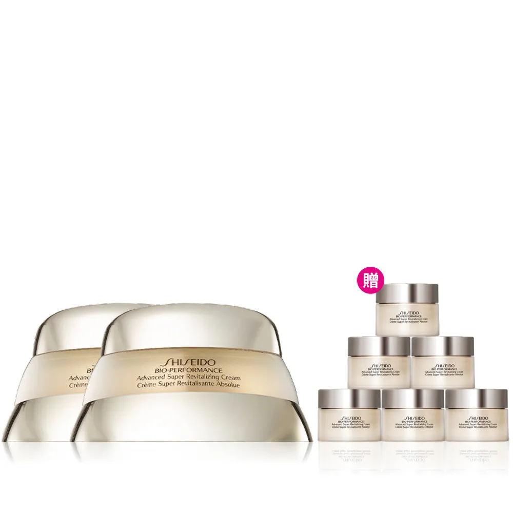 【SHISEIDO 資生堂國際櫃】百優雙入組50mL+50mL(乳霜/晚霜/日霜/晚霜/保濕/抗老)