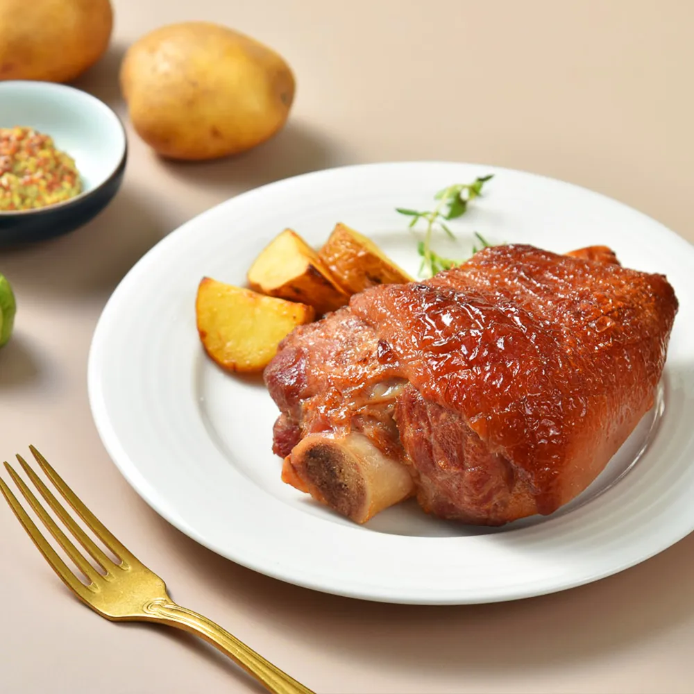 【王品集團】王品嚴選特大秘製德國豬腳3包組1.8Kg(600克/包)