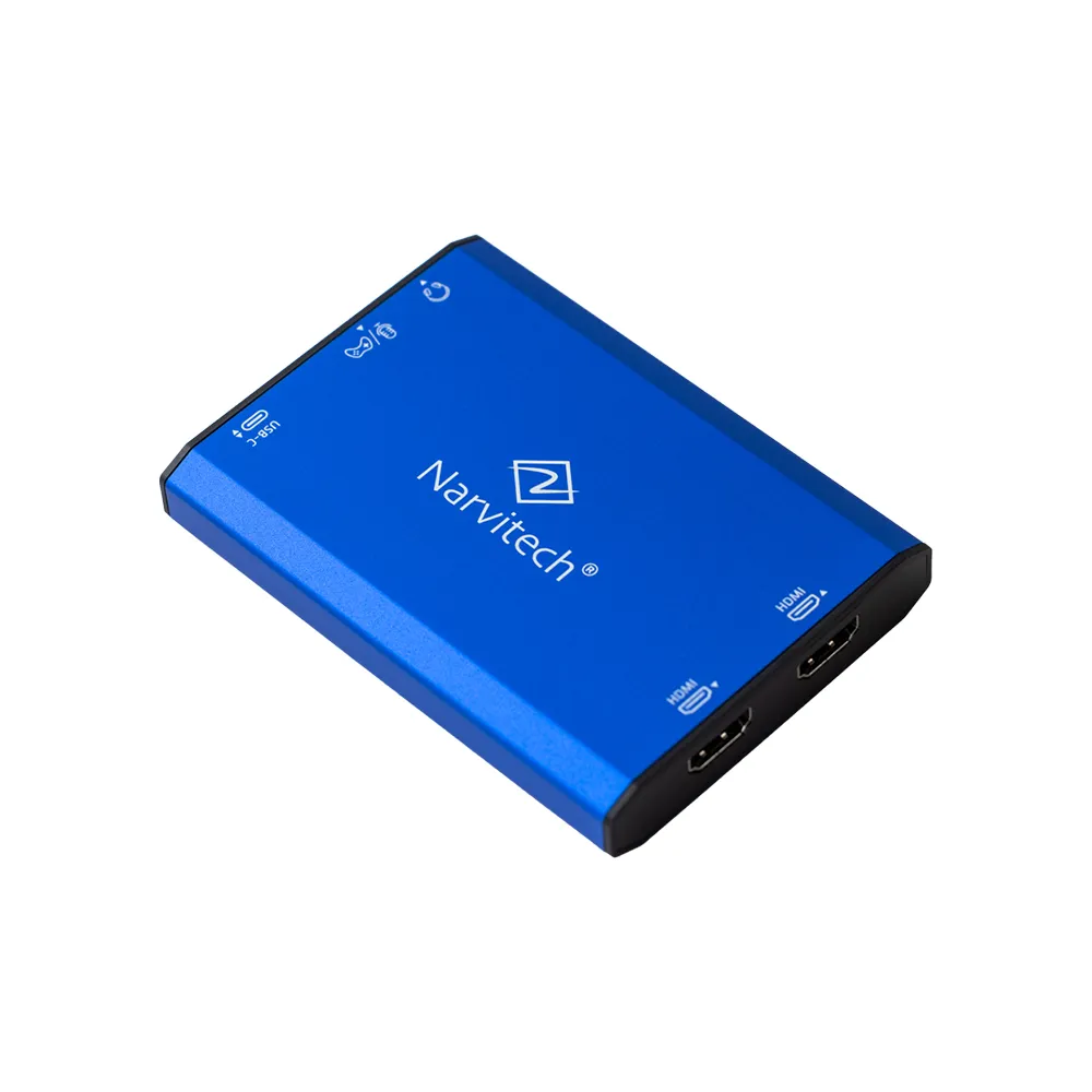 【Narvitech】NJ700 4K144 HDR遊戲實況擷取盒(HDMI2.1直通/錄影直播/支援PS5、Switch2、IPAD/台灣製造)