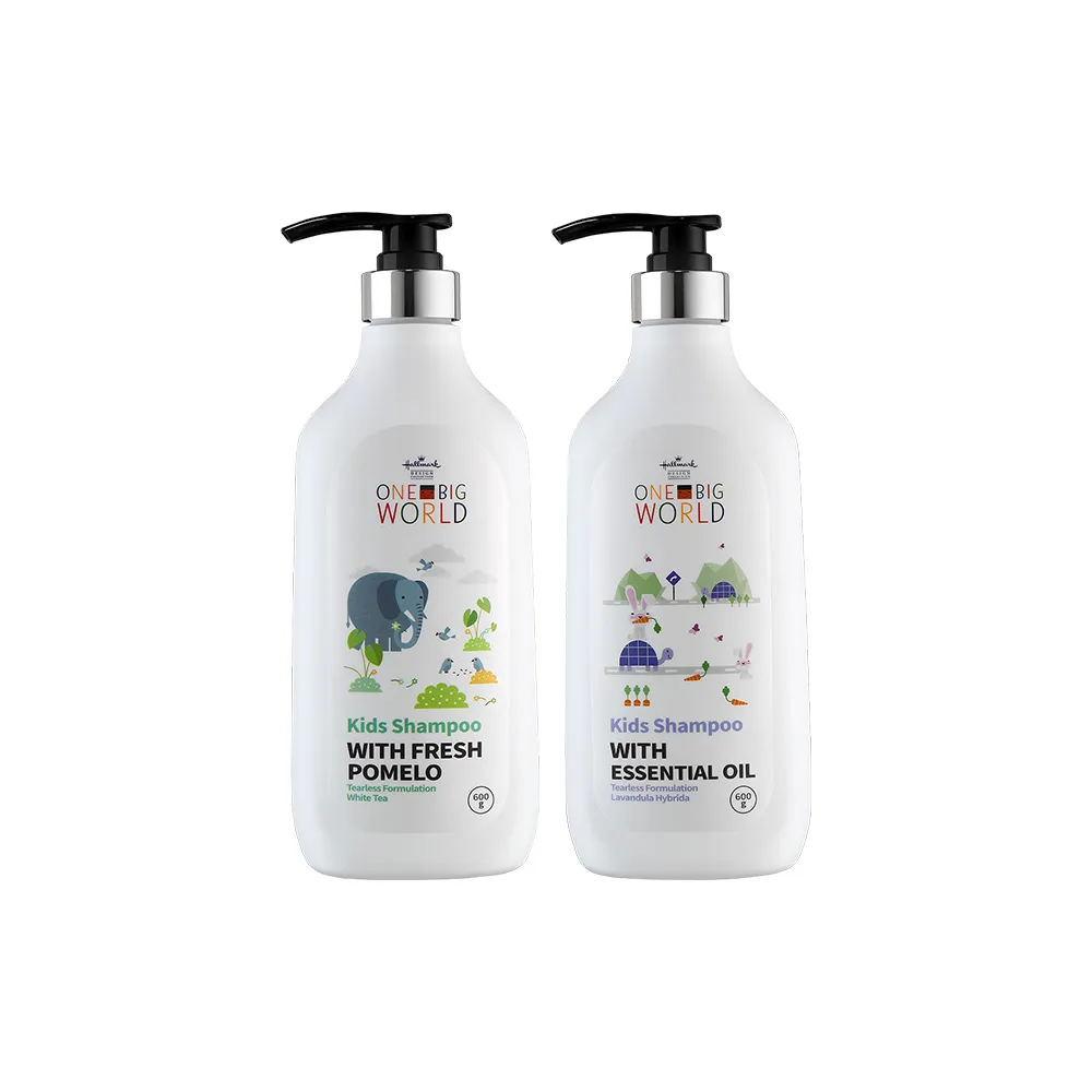 【Hallmark】童話樂園 舒淨洗髮露 600ml 任選兩入組(不流淚配方 小大人 天然萃取 適用大童 兒童)
