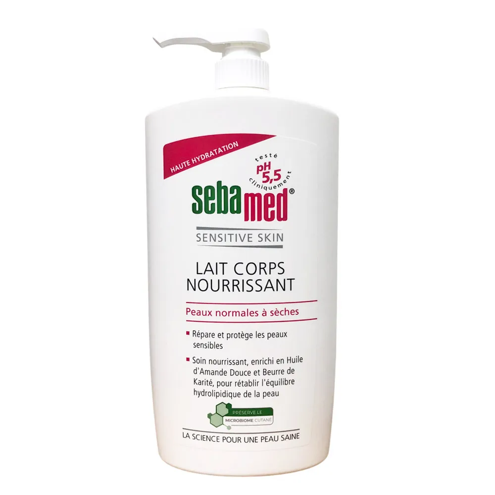 【SEBAMED 施巴】潤膚乳液(抗乾敏保濕乳液)1000ml (抗乾敏 法國限定版)