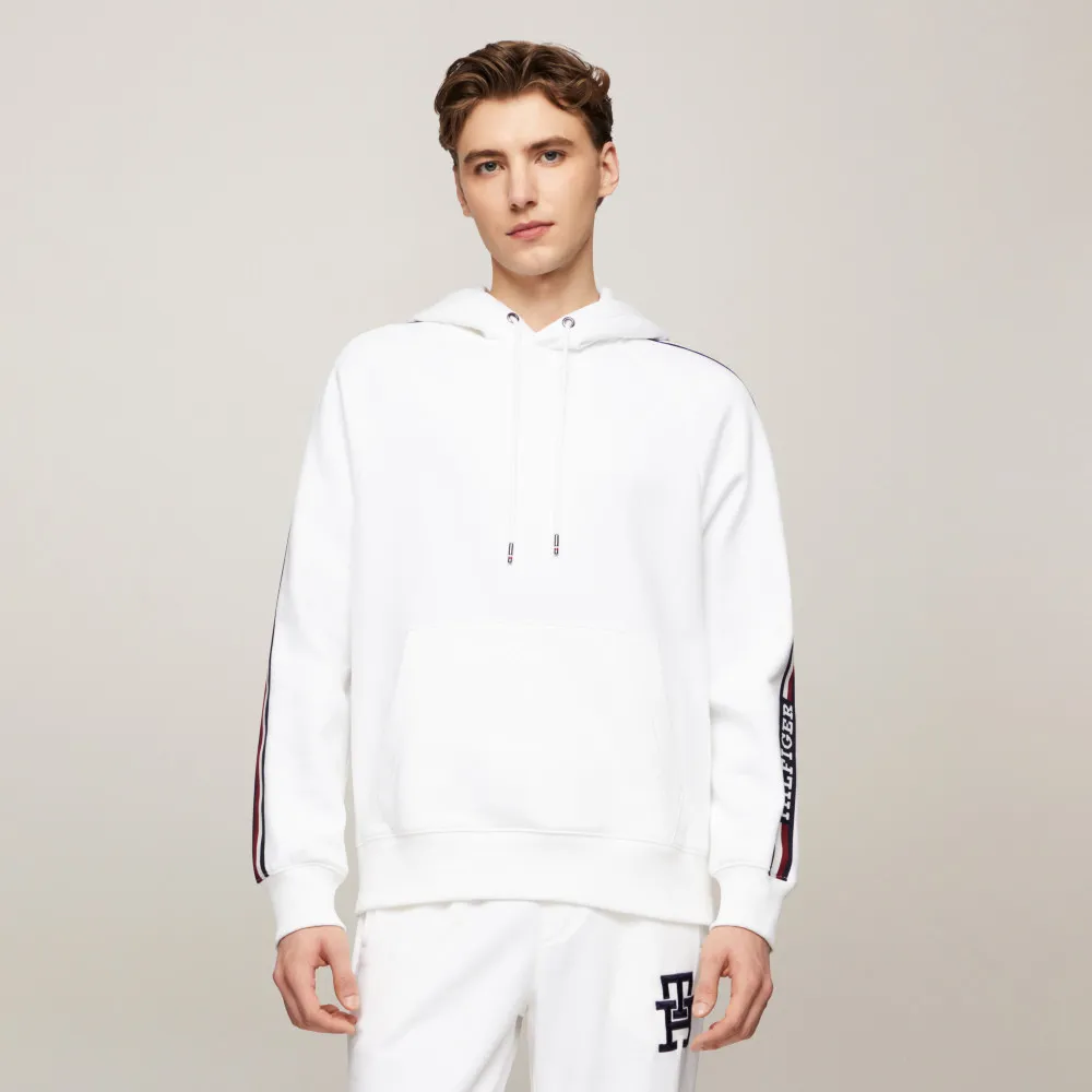 【TOMMY HILFIGER】官方旗艦館 Global條紋帽T_裸色
