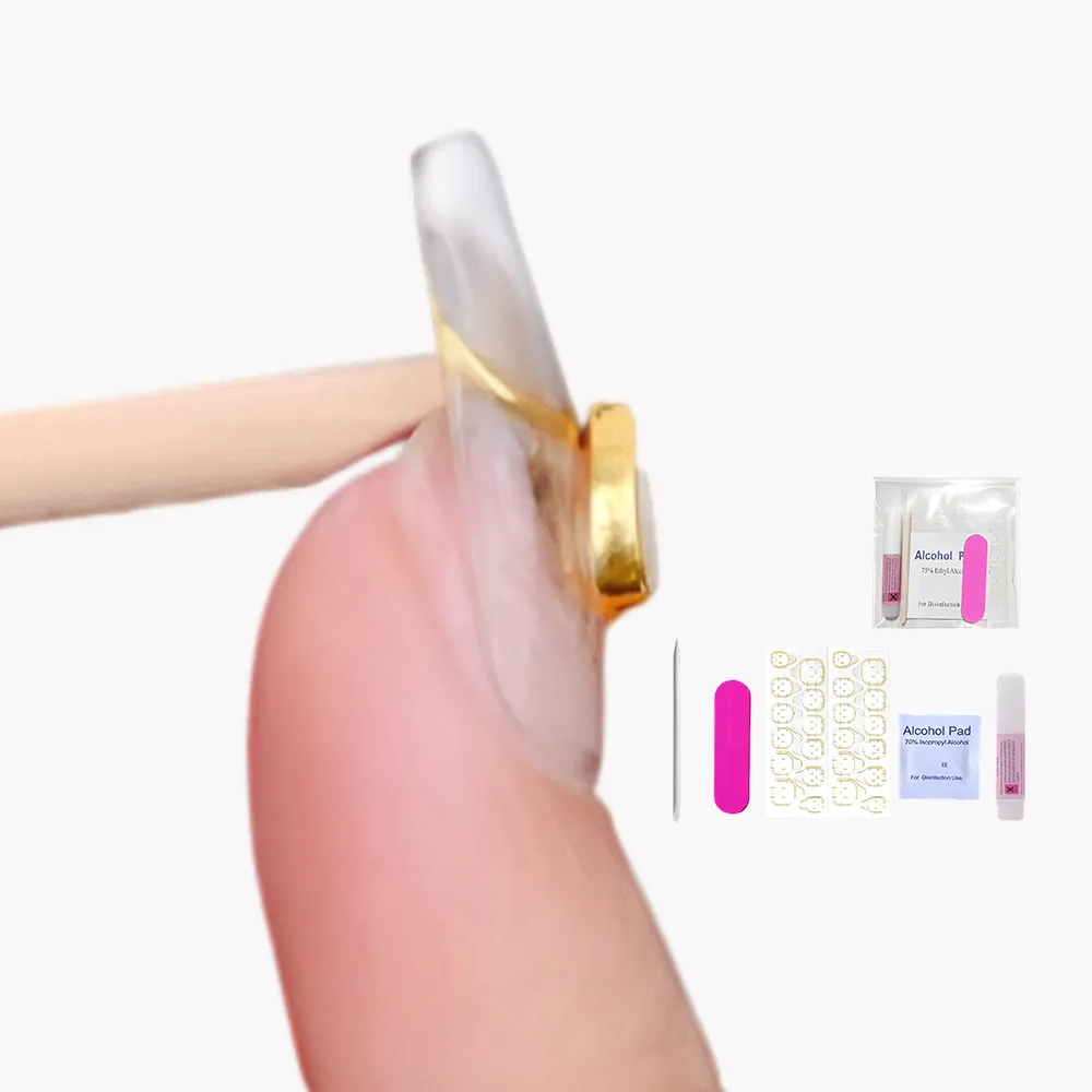 【手指也水水】穿戴甲工具組合包-3入(卸甲木棒 搓條 酒精棉片 果凍膠 美甲膠水 美甲材料包 光療)