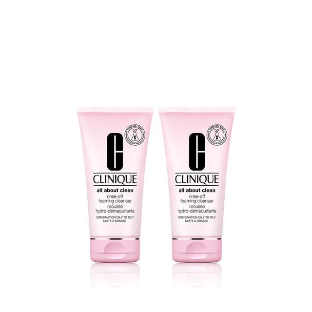 【CLINIQUE 倩碧】卸妝慕斯雙入組(溫和型卸妝慕斯150mlx2)